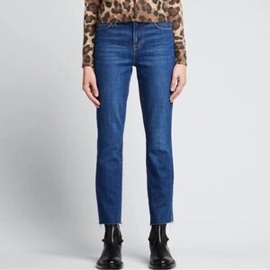L'Agence Sada High Rise Cropped Slim Jeans